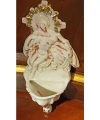 Ceramica, acquasantiera primi 1900 - Vicenza