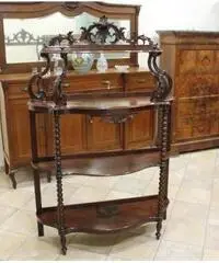 Etagere libreria toscana Luigi Filippo 1850 . Restaurata li - Viterbo