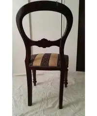 Sedia fine 800 inglesi in mogano 6 disponibili - Bari