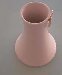 Vaso ceramica STILARTE argento - nuovo - Milano