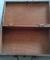 Antica scatola in legno dipinto - Milano