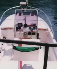 Barca open 5m con cabina a prua, 60CV e carrello